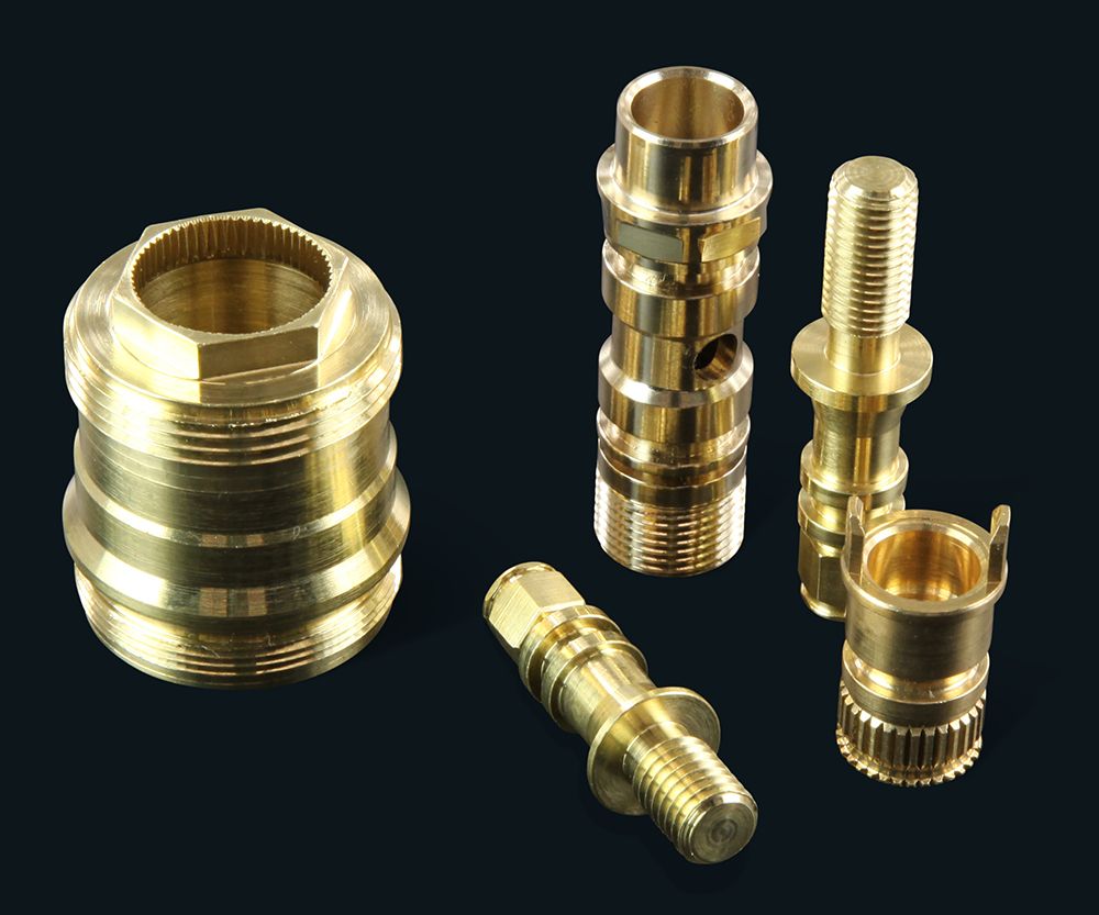 Brass valve components